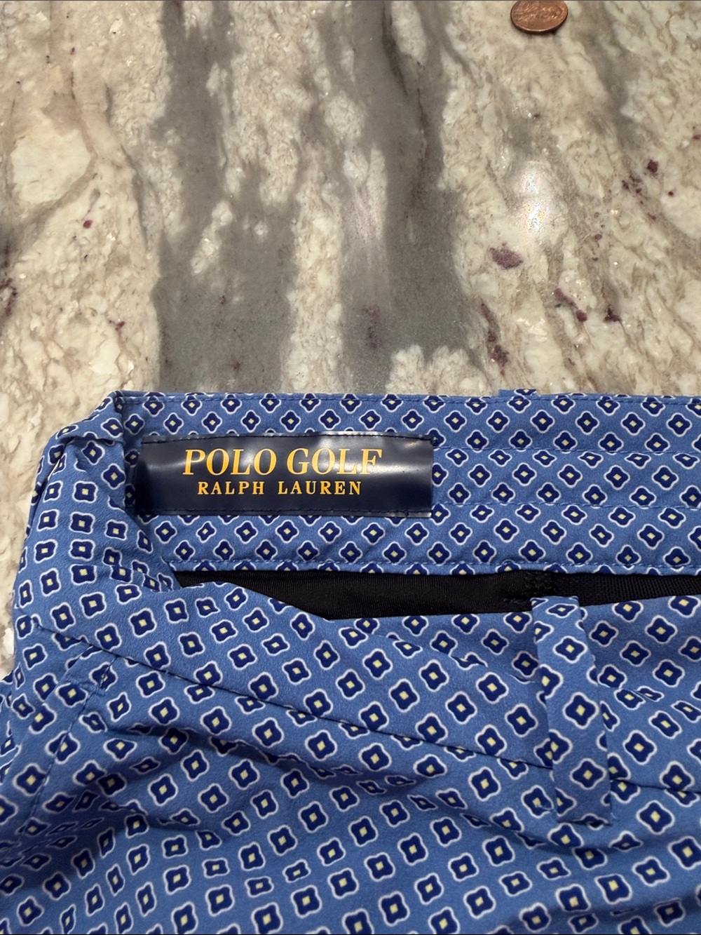 Polo Golf Ralph Lauren Men’s Blue Patterned Chinos